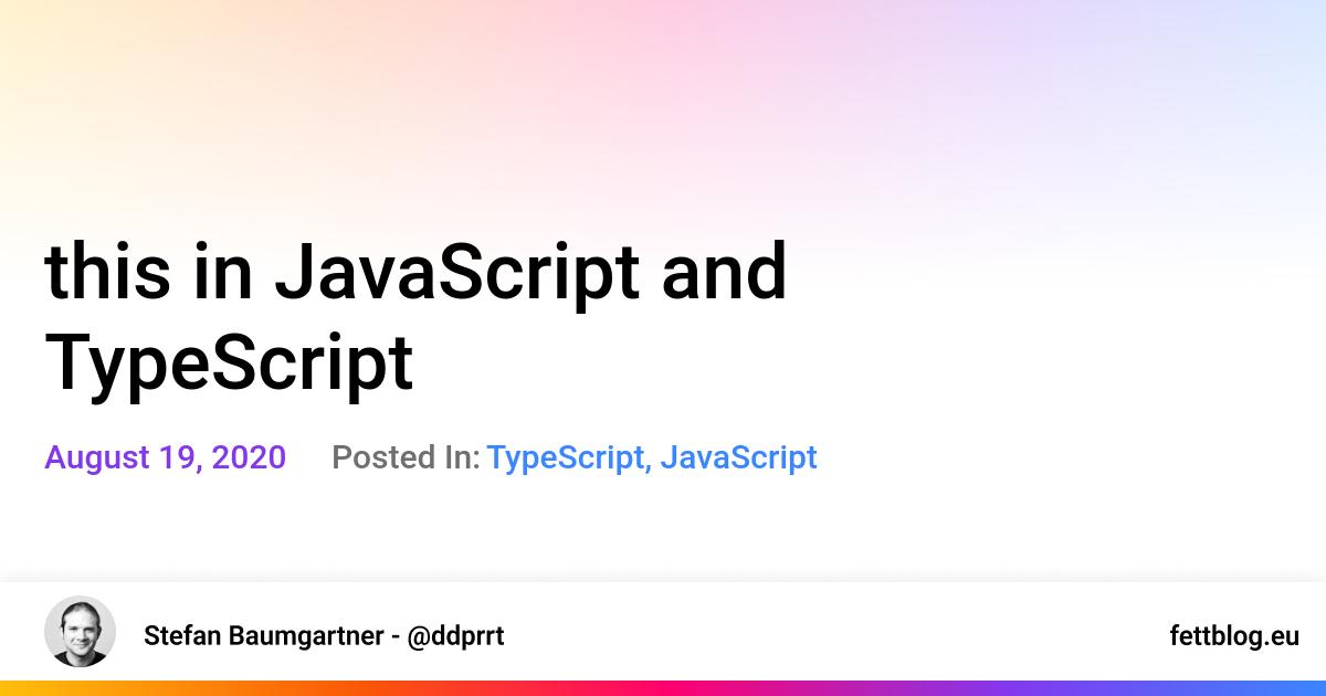 Typescript it's ruling the Javascript ecosystem - by Bryan