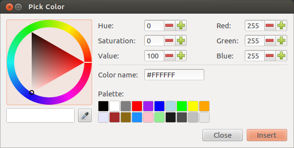 Ubuntu Color Picker